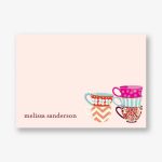 Tea Cups A6 Stationery