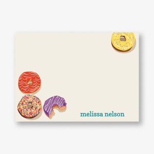 Donuts A6 Stationery
