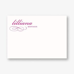 Script A6 Stationery