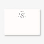 Vintage Marquis Monogram A6 Stationery