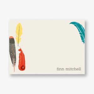 Feathers A6 Stationery
