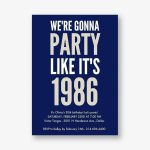 Party Like Birthday Party Invitation
