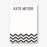 Chevron A6 Stationery