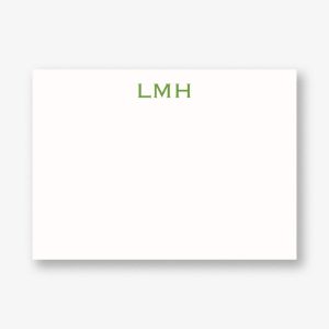 Copperplate Monogram A6 Stationery