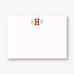 Rosewood Monogram A6 Stationery