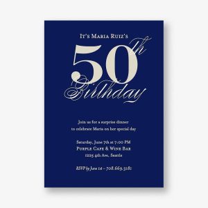 Classic Birthday Party Invitation