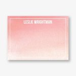 Watercolor Ombre A6 Stationery