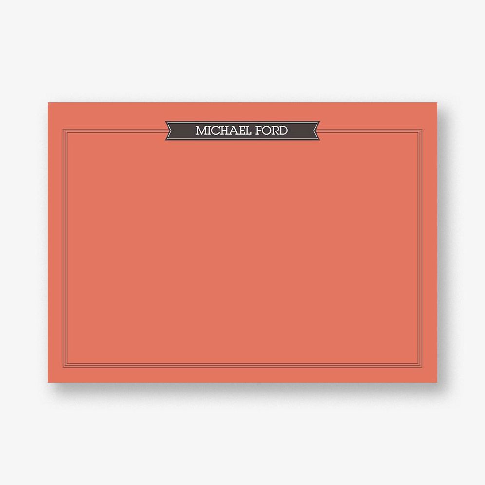 Triple Borders A6 Stationery