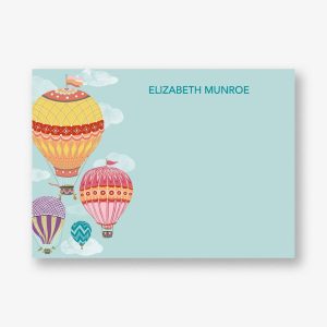Hot Air Balloons A6 Stationery