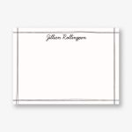 Border Lines A6 Stationery