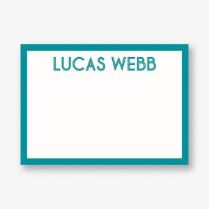 Thick Border A6 Stationery