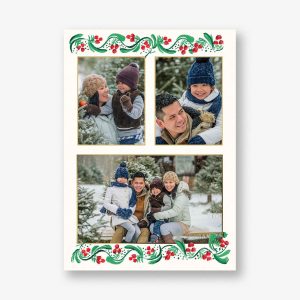Merry Garland Holiday Photo Card