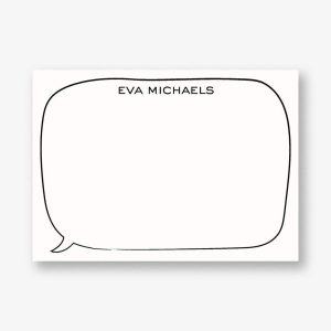 Speech Bubble A6 Stationery