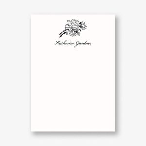 Bouquet Brooch Stationery