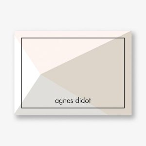 Light Pink Angles Stationery