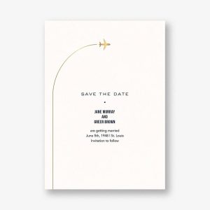 Flying High Save the Date Card