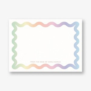 Gradient Wave Stationery