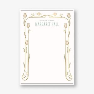 Nouveau Tulips Stationery