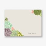 Succulents A6 Stationery