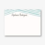Watercolor Lines A6 Stationery