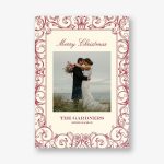 Baroque Holiday Photo Card