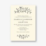 Dogwood Blossom Wedding Invitation