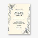 Flourish Holiday Party Invitation