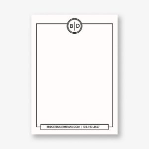 Outline A6 Stationery