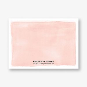 Watercolor Wash A6 Stationery