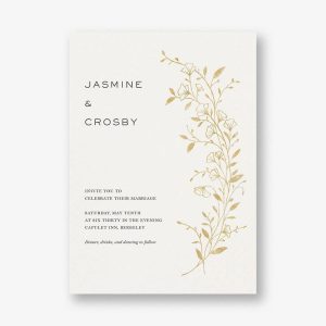 Cornelia Cream Wedding Invitation