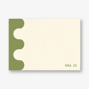 Side Wiggle Stationery