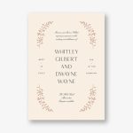 As Above Wedding Invitation