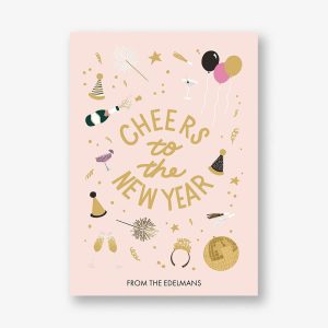 Cheers to the New Year Photo Card