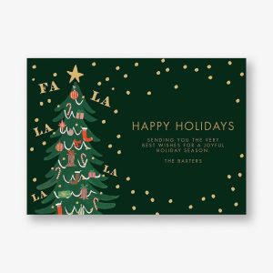 Fa La La Tree Holiday Card