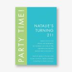 Colorful Colorblock Party Invitation