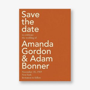 Woofer Save the Date Card