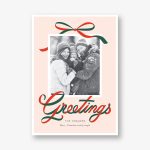 All Tied Up Holiday Photo Card