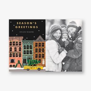 Holiday in the City Holiday Photo Card