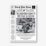 North Pole News Holiday Photo Card