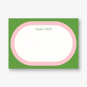 Overlapping Ovals Stationery