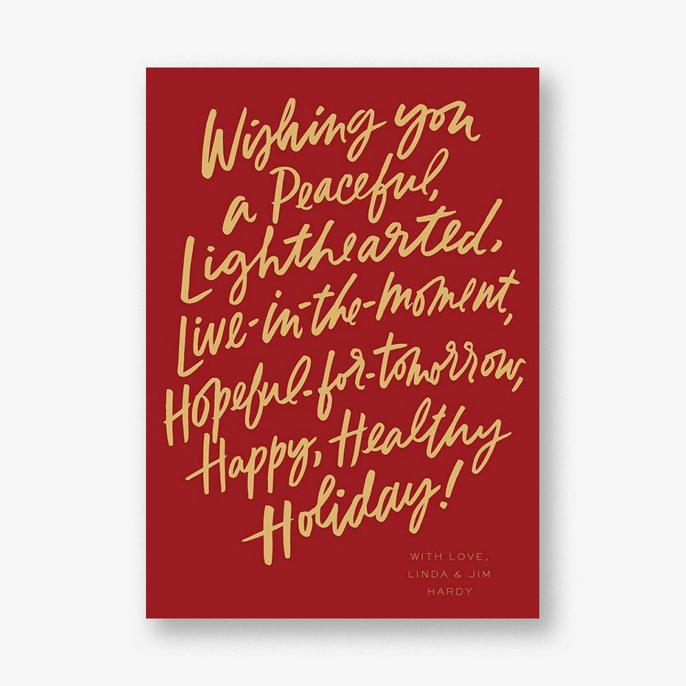 Lighthearted Holiday Card