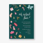 Oh What Fun Holiday Invitation