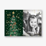 Fa La La Tree Holiday Photo Card