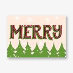 Merry Trees Holiday Photo Card