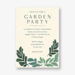 Greenery Party Invitation