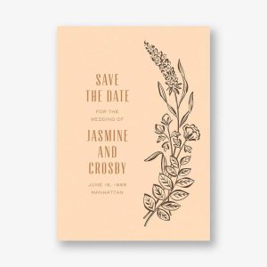 Wild Meadows Bellini Save the Date Card