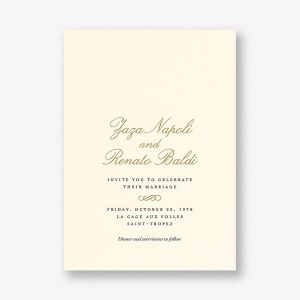 Natural Love Wedding Invitation