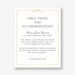 Bow Border Foil Information Card