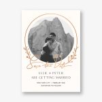 Aurv©ole Foil Save the Date Card