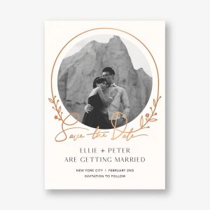 Aurv©ole Foil Save the Date Card